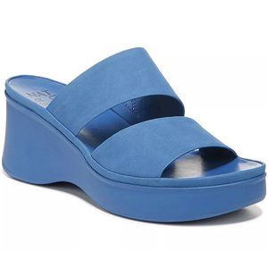 Naturalizer Genn Rally Slide Wedge Sandals Bluewave 10M